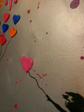 Rose, raining gold, peinture - Galerie de vente et d’achat d’art contemporain en ligne Artalistic