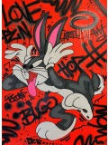 Papaz, Bugs Bunny, peinture - Galerie de vente et d’achat d’art contemporain en ligne Artalistic