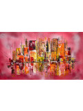 Jocelyne Kyriacou, Rouge NY, peinture - Galerie de vente et d’achat d’art contemporain en ligne Artalistic