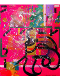 Princesse Kitchu, Pink road, peinture - Galerie de vente et d’achat d’art contemporain en ligne Artalistic