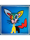 Pickwick, Dog my cat, peinture - Galerie de vente et d’achat d’art contemporain en ligne Artalistic