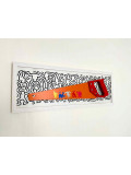 Andrea Van der Hoeven, saw Keith Haring, peinture - Galerie de vente et d’achat d’art contemporain en ligne Artalistic