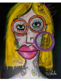 Gagart, autoportrait, peinture - Galerie de vente et d’achat d’art contemporain en ligne Artalistic