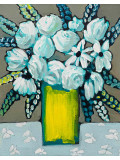 Sophie Gardin, vase citron, peinture - Galerie de vente et d’achat d’art contemporain en ligne Artalistic