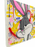 B.Lyne, Bugs bunny, peinture - Galerie de vente et d’achat d’art contemporain en ligne Artalistic