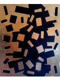 Hayvon, Gold Tetris, peinture - Galerie de vente et d’achat d’art contemporain en ligne Artalistic