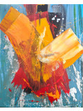 Benoit Guérin, explosion céleste, peinture - Galerie de vente et d’achat d’art contemporain en ligne Artalistic