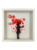 Ravi, Fille sous la pluie, peinture - Galerie de vente et d’achat d’art contemporain en ligne Artalistic