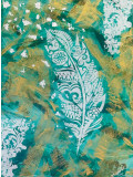 Mams'L, plume céleste, peinture - Galerie de vente et d’achat d’art contemporain en ligne Artalistic