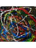 Vio, Stormy colours outside, peinture - Galerie de vente et d’achat d’art contemporain en ligne Artalistic
