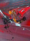 Benoit Guérin, red dragonfly, peinture - Galerie de vente et d’achat d’art contemporain en ligne Artalistic