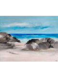 Marie Line Robert, Paradis rose, peinture - Galerie de vente et d’achat d’art contemporain en ligne Artalistic
