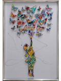 Shelby, Butterfly flight, peinture - Galerie de vente et d’achat d’art contemporain en ligne Artalistic