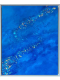 Milla Laborde, Bleu lumière, peinture - Galerie de vente et d’achat d’art contemporain en ligne Artalistic
