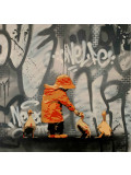 Asko, Ducks and Kid, peinture - Galerie de vente et d’achat d’art contemporain en ligne Artalistic