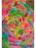 Emilie Lainé, Tourbillon automnal, peinture - Galerie de vente et d’achat d’art contemporain en ligne Artalistic