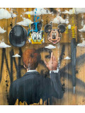 Skayzoo, Coat Hanger Magritte, peinture - Galerie de vente et d’achat d’art contemporain en ligne Artalistic