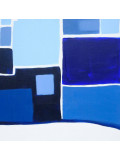 Sylvie B, Déambulation bleue, peinture - Galerie de vente et d’achat d’art contemporain en ligne Artalistic