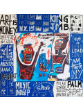 Spaco, Palm Spring Basquiat, peinture - Galerie de vente et d’achat d’art contemporain en ligne Artalistic