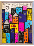 Pauline Salvan, La vie est comme elle est, peinture - Galerie de vente et d’achat d’art contemporain en ligne Artalistic