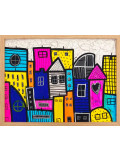 Pauline Salvan, Bienvenue dans ma ville, dessin - Galerie de vente et d’achat d’art contemporain en ligne Artalistic