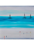 Bridg', Balade en mer, peinture - Galerie de vente et d’achat d’art contemporain en ligne Artalistic