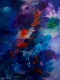 Valérie Duval, Eruption, peinture - Galerie de vente et d’achat d’art contemporain en ligne Artalistic