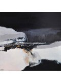 Michele Klur, La neige, peinture - Galerie de vente et d’achat d’art contemporain en ligne Artalistic