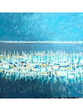 Philippe Michel, mouillage sud, peinture - Galerie de vente et d’achat d’art contemporain en ligne Artalistic