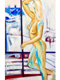 Stéphanie Caillet, Le temps d'un week-end, peinture - Galerie de vente et d’achat d’art contemporain en ligne Artalistic