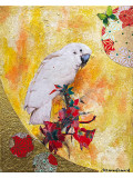 Marie-Laure Hamard, Le perroquet jaune, peinture - Galerie de vente et d’achat d’art contemporain en ligne Artalistic