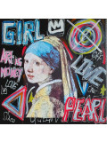 Spaco, Pearl girl Vermeer, peinture - Galerie de vente et d’achat d’art contemporain en ligne Artalistic