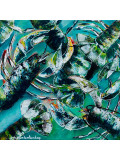Sylvie Vandensteedam, Mer et homards, peinture - Galerie de vente et d’achat d’art contemporain en ligne Artalistic