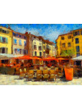 Jean-Louis Bouzou, Place Massillon, photo - Galerie de vente et d’achat d’art contemporain en ligne Artalistic