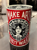 Guillaume Anthony, Baril tribute to Obey, sculpture - Galerie de vente et d’achat d’art contemporain en ligne Artalistic