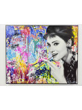 Vincent Bardou, Audrey Hepburn, peinture - Galerie de vente et d’achat d’art contemporain en ligne Artalistic