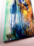 Priscilla Vettese, River of petals, peinture - Galerie de vente et d’achat d’art contemporain en ligne Artalistic