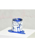 Yannick Bouillault, Le vieux pot de peinture bleu, sculpture - Galerie de vente et d’achat d’art contemporain en ligne Artalistic