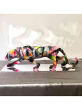 Patrick Cornée, Luxury graffiti panther, sculpture - Galerie de vente et d’achat d’art contemporain en ligne Artalistic