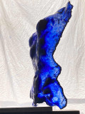 Jean-Luc Céléreau de Clercq, Buste bleu, Sculpture - Galerie de vente et d’achat d’art contemporain en ligne Artalistic