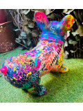 Art'Mony, Bouledogue Pop Art, sculpture - Galerie de vente et d’achat d’art contemporain en ligne Artalistic