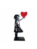 Ravi, Banksywood femme enfant, sculpture - Galerie de vente et d’achat d’art contemporain en ligne Artalistic