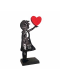 Ravi, Banksywood femme enfant, sculpture - Galerie de vente et d’achat d’art contemporain en ligne Artalistic