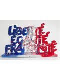 Spaco, Liberté, égalité, fraternité France, sculpture - Galerie de vente et d’achat d’art contemporain en ligne Artalistic