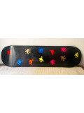 Rose, Skate Keith Haring, sculpture - Galerie de vente et d’achat d’art contemporain en ligne Artalistic