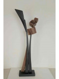 A+D Art, Cubismo di noce-7, sculpture - Galerie de vente et d’achat d’art contemporain en ligne Artalistic
