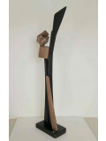 A+D Art, Cubismo di noce-7, sculpture - Galerie de vente et d’achat d’art contemporain en ligne Artalistic