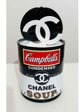 Ted Pop Art, Soup Campbell's Chanel, sculpture - Galerie de vente et d’achat d’art contemporain en ligne Artalistic