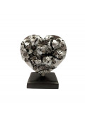 VL, Heart skull, sculpture - Galerie de vente et d’achat d’art contemporain en ligne Artalistic