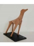 A+D Art, Geometric dog ciliegio, sculpture - Galerie de vente et d’achat d’art contemporain en ligne Artalistic